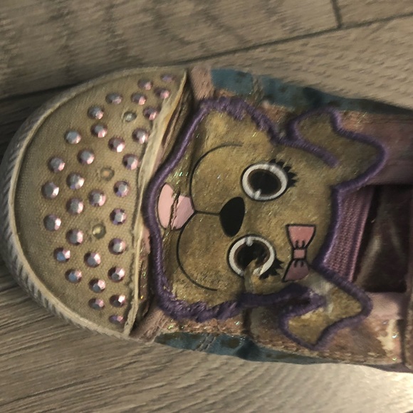 Sketchers Girls size 10 sparkle shoes - Picture 5 of 5
